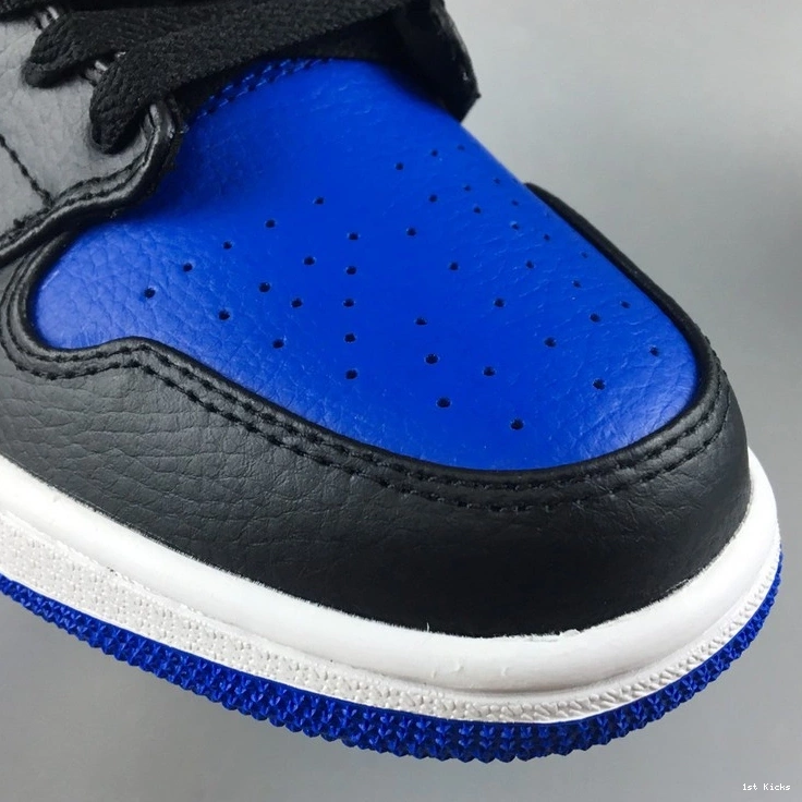 Royal Black Air Jordan Blue Mid 554724-068 1 1023